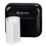 Denver MBP-32B Bluetooth Termisk Skriver - inkl. 1 x Rull med Skriverpapir 1 x Rull med Klistremerkepapir - Svart