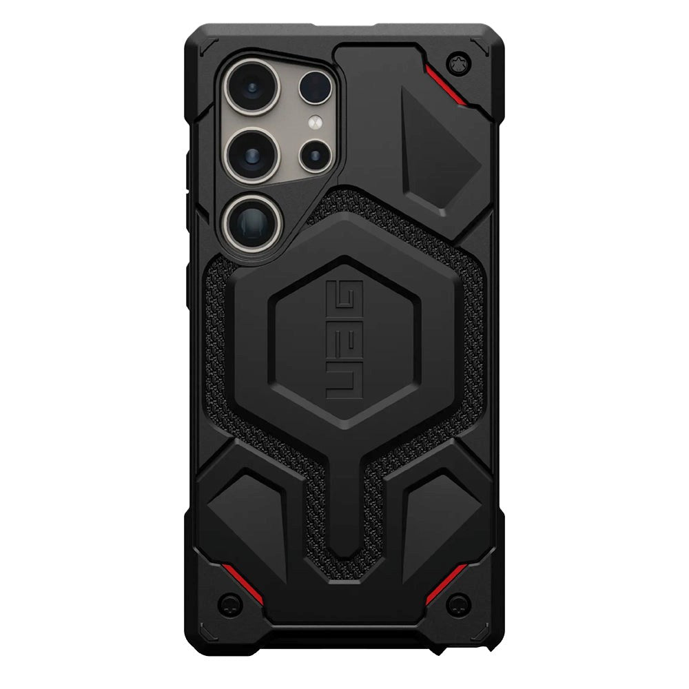 Samsung Galaxy S24 Ultra UAG MONARCH Pro Series Deksel - MagSafe Kompatibel - Kevlar Black