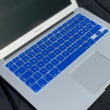 Philbert MacBook Pro 17" / Pro 15" Retina / Pro 15" / Pro 13" Retina / Pro 13" / Air 13" / Air 11" Keyboard Deksel m. Dansk Tastatur - Blå