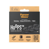 Samsung Galaxy S24 / S23 / S23+ (Plus) PanzerGlass Hoops - Kamerabeskyttelse - Gjennomsiktig / Svart