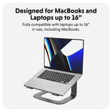 Hyper HyperSpace Ergonomisk Laptop Stativ - Space Grey