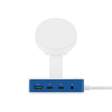 Hyper HyperDrive Flex MagCharge USB-C Docking Station - Hvit / Blå
