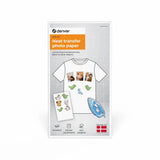 Denver PHP-63 Varmeoverføringsfotopapir til MCP-6010 Bluetooth Printer - 20 stk - Hvit