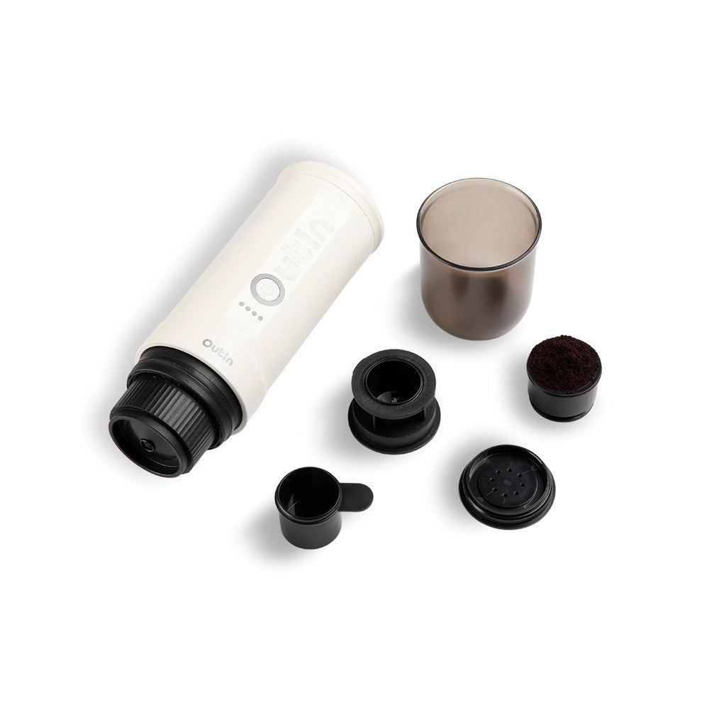 OutIn Nano Bærbar Espressomaskin - Pearl White
