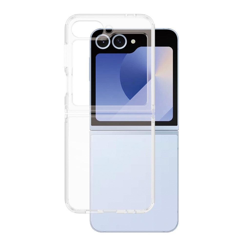 Samsung Galaxy Z Flip7 FE / Flip6 Deksel PanzerGlass HardCase AntiBacterial - Gjennomsiktig
