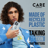 CARE by PanzerGlass iPhone 16 Feature Kickstand Deksel - MagSafe Kompatibel - Transparent / Silver