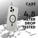 CARE by PanzerGlass iPhone 16 Pro Max FLAGSHIP Urban Combat-deksel - MagSafe Kompatibel - Transparent / Black
