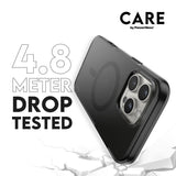 CARE by PanzerGlass iPhone 16 Pro FLAGSHIP Urban Combat-deksel - MagSafe Kompatibel - Smokey / Black