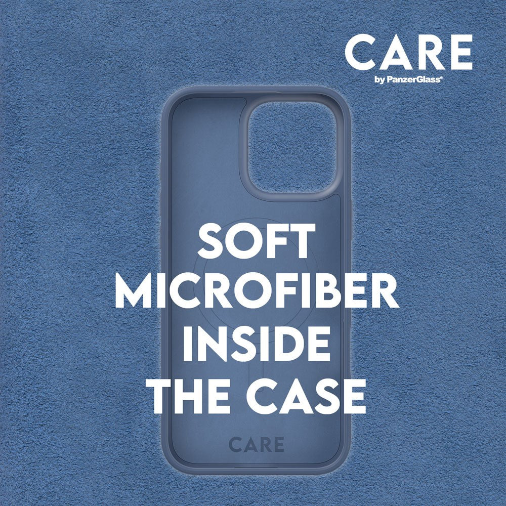 CARE by PanzerGlass iPhone 16 Pro Max FASHION Fearlessly Fashionable Deksel - MagSafe Kompatibel - Coronet Blue