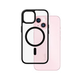 CARE by PanzerGlass iPhone 15 FLAGSHIP Urban Combat-deksel - MagSafe Kompatibel - Transparent / Black