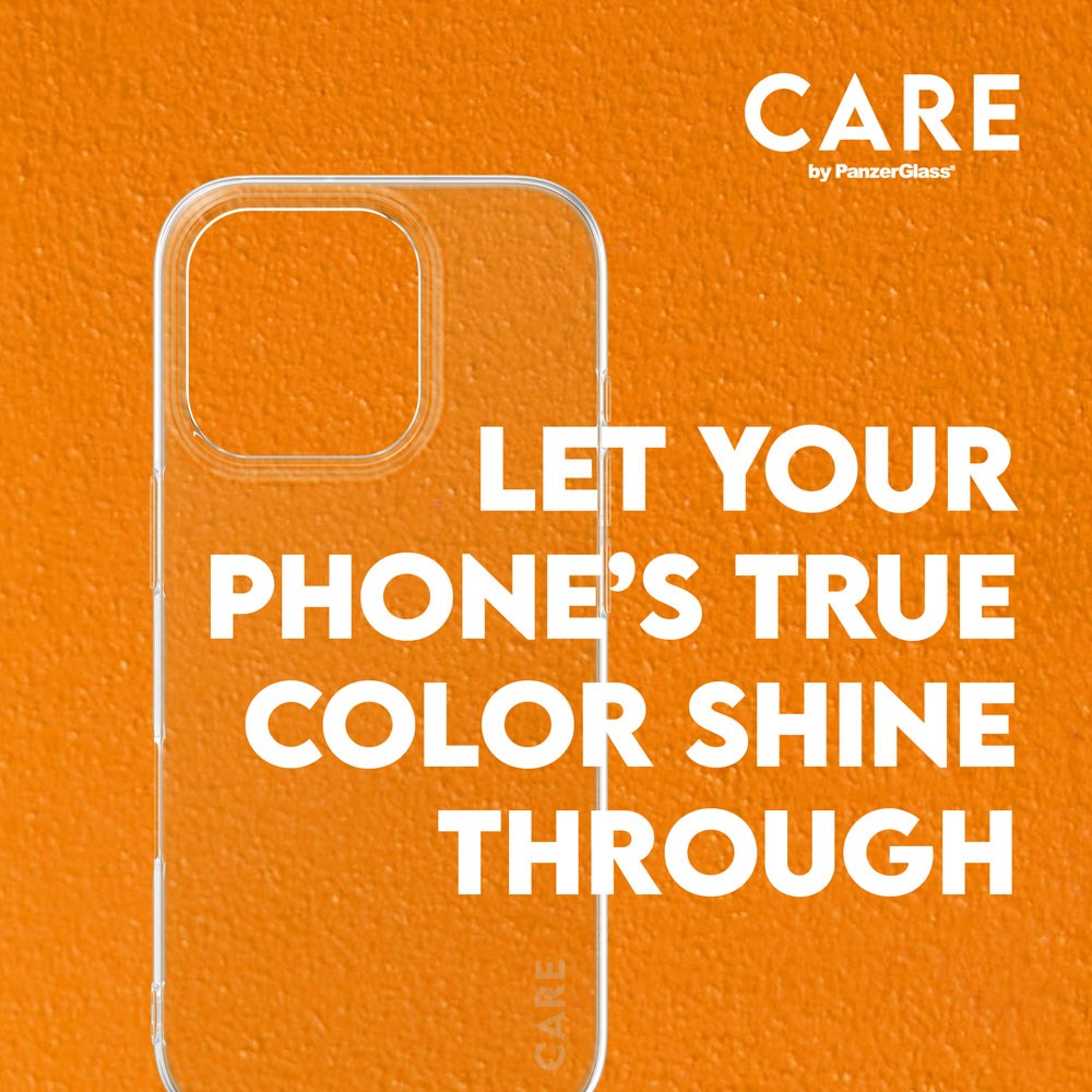 CARE by PanzerGlass iPhone 16 Pro FASHION X-Ray Soft Basic Deksel - Gjennomsiktig