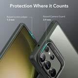 Samsung Galaxy S23 Ultra ESR Classic Bakdeksel m. Stativ - Gjennomsiktig / Grønn