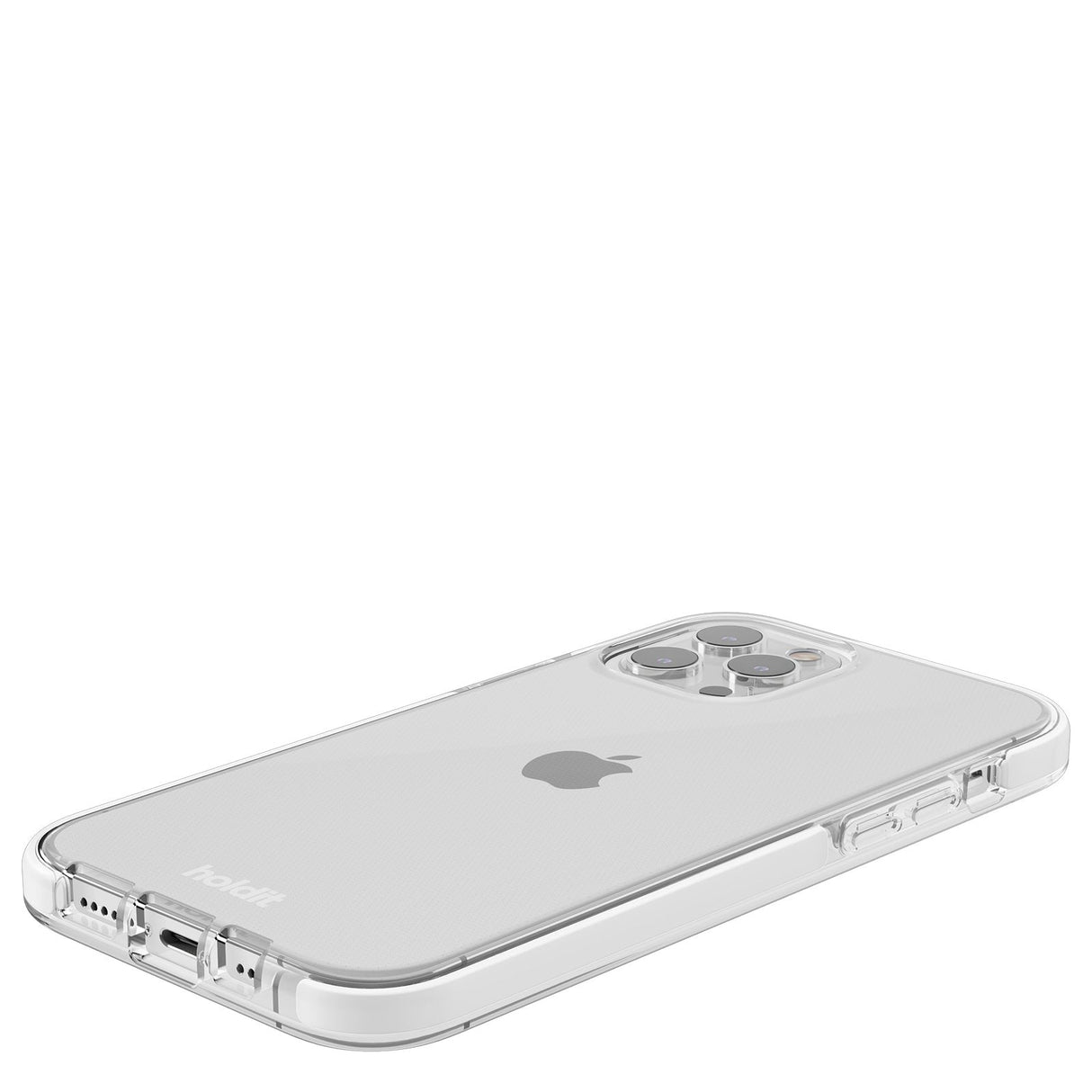 Holdit iPhone 12 / 12 Pro Seethru Deksel - Hvit