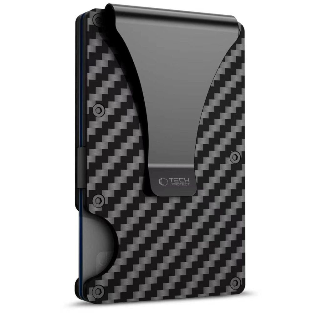 Tech-Protect Thorn RFID Kortholder - Carbon Svart