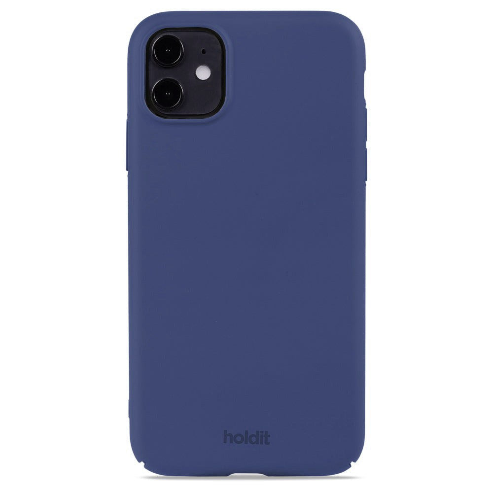 Holdit iPhone 11 Slim Plast Deksel - Denim Blue