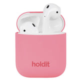 Holdit Nygård Silikondeksel Til Apple AirPods (1 & 2. gen.) - Rouge Pink