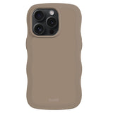 Holdit iPhone 15 Pro Max Wavy Deksel - Mocha Brown