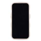 Holdit iPhone 15 Pro Wavy Deksel - Light Beige