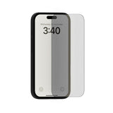 iPhone 15 / 14 Pro Holdit Skjermbeskytter i Herdet Glass 9H m. Privacy Funksjon - Svart Kant