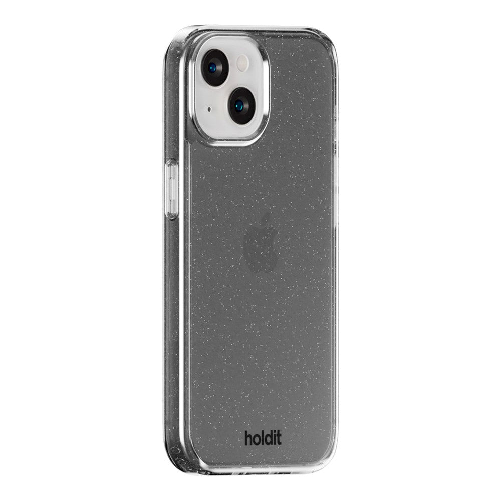 Holdit iPhone 15 / 14 / 13 Glitter Deksel - Svart