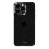 Holdit iPhone 15 Pro Glitter Deksel - Svart