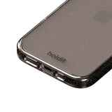 Holdit iPhone 16 Glitter Deksel - Svart
