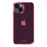 Holdit iPhone 15 / 14 / 13 Glitter Deksel - Rosa