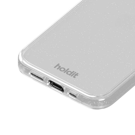 Holdit iPhone 12 / 12 Pro Glitter Deksel - Hvit