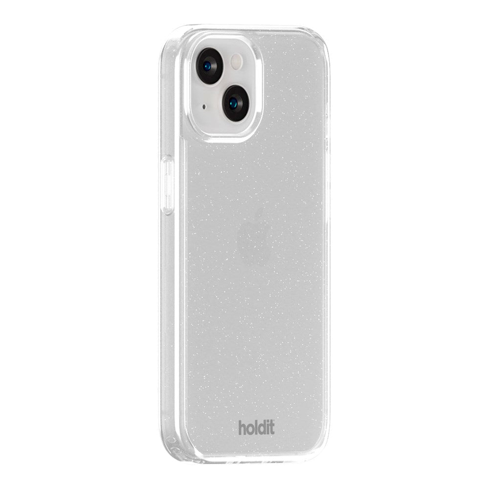 Holdit iPhone 15 / 14 / 13 Glitter Deksel - Hvit