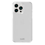Holdit iPhone 15 Pro Glitter Deksel - Hvit