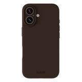 Holdit iPhone 16 Soft Touch Silikon Deksel - Chocolate