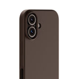 Holdit iPhone 16 Soft Touch Silikon Deksel - Chocolate