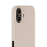 Holdit iPhone 16 Soft Touch Silikon Deksel - Light Beige