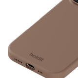 Holdit iPhone 16 Pro Soft Touch Silikon Deksel - Mocha Brown