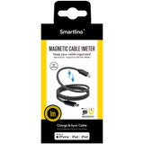 Smartline 27W Magnetisk Kabel USB-C til Lightning 1m - Svart