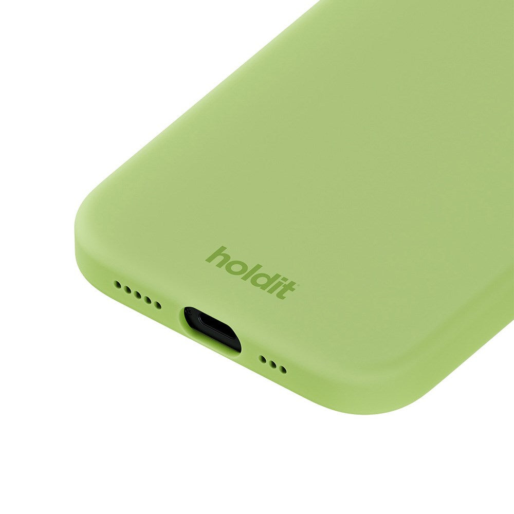 Holdit iPhone 15 Soft Touch Silikon Deksel - Matcha