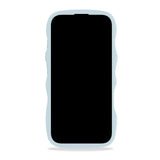 Holdit iPhone 16 Wavy Deksel - Mineral Blue / Transparent
