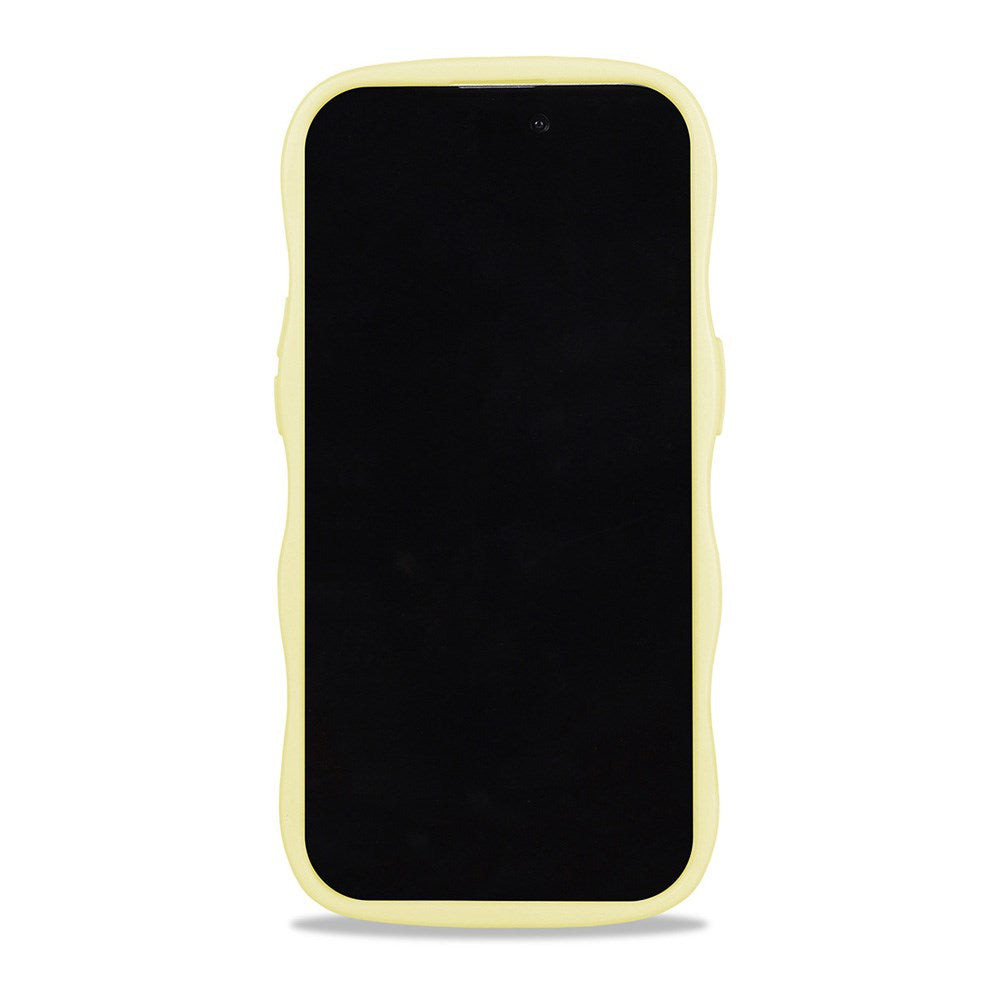 Holdit iPhone 12 / 12 Pro Wavy Deksel - Lemonade / Transparent