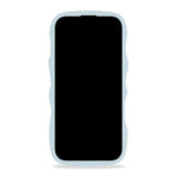 Holdit iPhone 16 Pro Max Wavy Deksel - Mineral Blue / Transparent