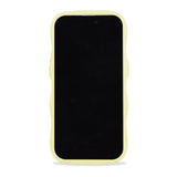 Holdit iPhone 15 Pro Max Wavy Deksel - Lemonade / Transparent