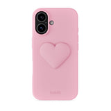 Holdit 3D Silicone Sticker Hjerte - Pink