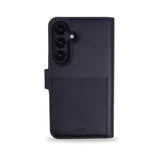 Holdit Samsung Galaxy S25 Magnet Case Skinndeksel med Lommebok - Svart