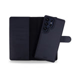 Holdit Samsung Galaxy S25 Ultra Magnet Case Skinndeksel med Lommebok - Svart