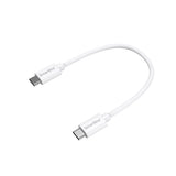 Smartline 60W USB-C til USB-C Kabel 20cm - Hvit