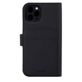 Holdit iPhone 12 / 12 Pro Wallet Case MagSafe Plus - Flip Deksel - MagSafe Kompatibel - Black