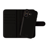 Holdit iPhone 16 Wallet Case MagSafe Plus - Flip Deksel - MagSafe Kompatibel - Black