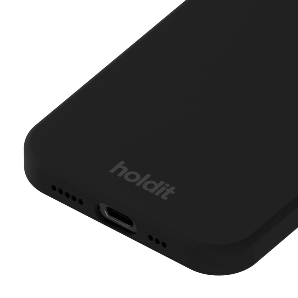 Holdit iPhone 17e / 16e Soft Touch Silikon Deksel - Black