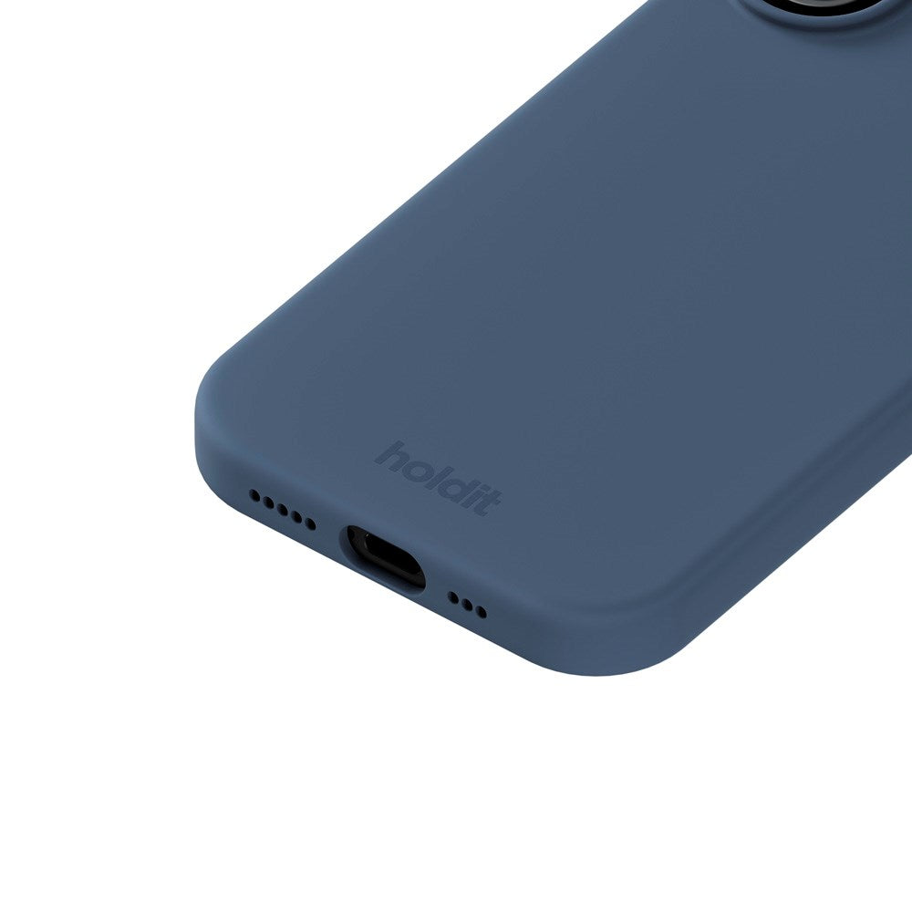 Holdit iPhone 17 Soft Touch Silikon Deksel - Pacific Blue