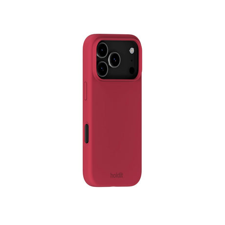 Holdit iPhone 17 Pro Soft Touch Silikon Deksel - Red Velvet