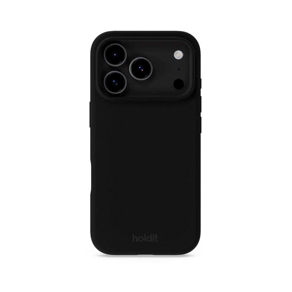 Holdit iPhone 17 Pro Max Soft Touch Silikon Deksel - Black